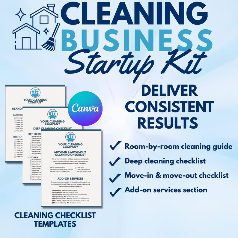 Cleaning Business Startup Kit | Spotless Start Collection | Ebooks