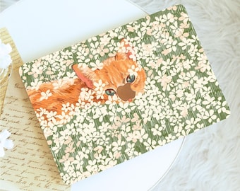 Orange Cat Flowers Macbook Case, Protective Hard Laptop Case for Macbook Air 15/13/11, Pro16/15/14, 2025 2026, Macbook Neo A18, Gift for Her