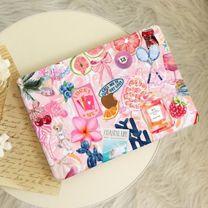 Funda para MacBook con diseño retro de chica, funda protectora rígida para portátil MacBook Air 15/13 Pro16/15/14/13 2020 2021 2022 2023 2024, funda para MacBook