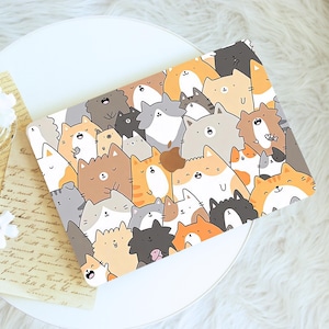 Cute Funny Cats Macbook Case,Protective Hard Laptop Case for Macbook Air 15/13/11,Pro16/15/14/13,2021 2022 2023 2024 2025,For Animal Lovers