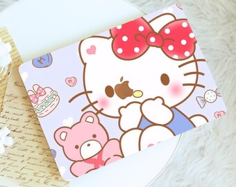 Hello Kitty Macbook Case,Protective Hard Laptop Case for Macbook Air 15/13/11,Pro16/15/14/13, 2021 2022 2023 2024 2025, For Cartoon Lovers