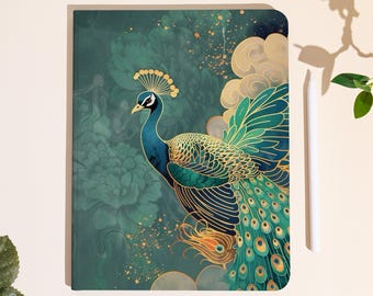 Glittering Peacock New iPad Case With Auto Sleep/Wake & Pen Slot | For iPad Air 2024/2025, iPad 9/10, iPad pro 2022 2024, iPad Mini 6/7 Case