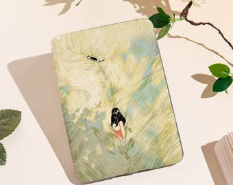 Serene Grasses 2025 Kindle Case Compatible With Kindle 12th/Paperwhite 12th/Colorsoft|Auto Wake/Sleep Function & Custom Name Personalization