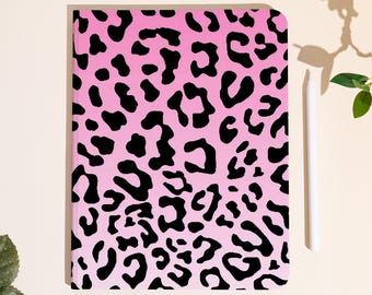 Custodia per iPad 2025 con stampa leopardata rosa, funzione di sospensione/riattivazione automatica e slot per penna, per iPad Air 2024/2025, iPad 9/10, iPad Pro 2022 2024, iPad Mini 6/7