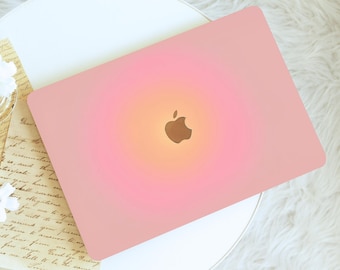 Gradient Pastel Colors Macbook Case,Protective Hard Laptop Case for Macbook Air 15/13/11,Pro16/15/14/13,   2023 2024 2025, Macbook Ret Cover