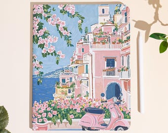 Playful Pink Illustration iPad Case With Auto Sleep/Wake & Pen Slot | For iPad Air 2024/2025, iPad 9/10, iPad pro 2024,iPad Mini 5/6/7 Case