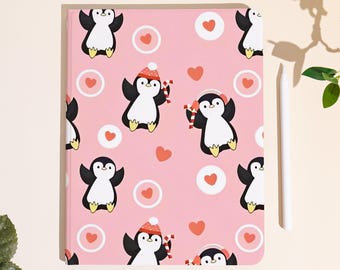 Cute Vibrant Penguin iPad Case With Auto Sleep/Wake & Pen Slot | For iPad Air 2024/2025,iPad 8/9/10, iPad pro 2022 2024,iPad Mini 5/6/7 Case