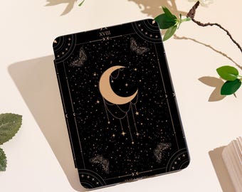 Magic Golden Moon 2025 Kindle Case Compatible With Kindle 11/Paperwhite 7th/Colorsoft|Auto Wake/Sleep Function & Custom Name Personalization