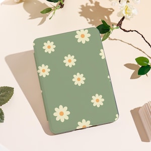 Yellow Flowers 2025 Kindle Case Compatible With Kindle 11/Paperwhite 2024/Colorsoft |Auto Wake/Sleep Function & Custom Name Personalization