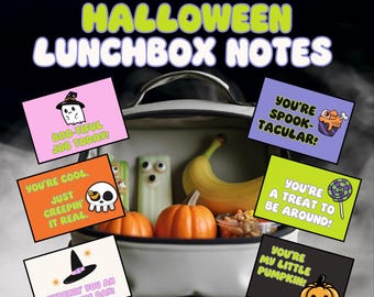 Halloween Lunchbox Notes for Kids: Spooky Puns (PDF Download)