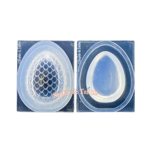 3D Dragon Egg Silicone Mold | Games of Thrones Dragon Egg | Dungeons and Dragons Gamer Dice / Die Mold Silicone Rubber | Dragon Egg Mold
