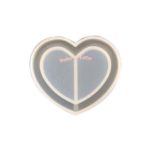 Heart Shaker Silicone Mold | Heart Silicone Mold | Heart Shaker Resin Craft Mold | Shaker Theme Resin Mold | Tiny Hole Heart Shaker Mold