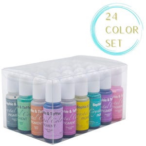 Crystal Color Pigment Dye for Resin Craft 24 colors 10ml | Resin Craft Supply | Resin Miniatures | Resin Mold | Epoxy Resin | Resin Polymer