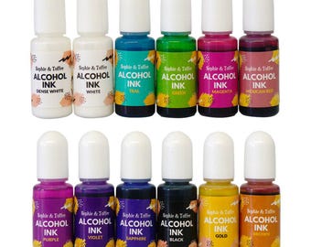 Clear Alcohol Inks for Resin Craft | Pigment Dye for Resin | Paint for Resin Craft | Alcohol Inks Paints Craft | Alcohol Inks Resin Craft