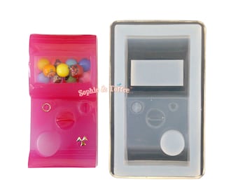 Gashapon Machine Silicone Mold | Miniature Silicone Mold | UV Resin Silicone Mold | Kawaii Molds