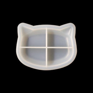 Kitty Trinket Dish Silicone Mold | Soap Dish Silicone Mold | UV Resin Silicone Mold | Epoxy Molds | Kitty Trinket Dish Mold | Soap Dish Mold