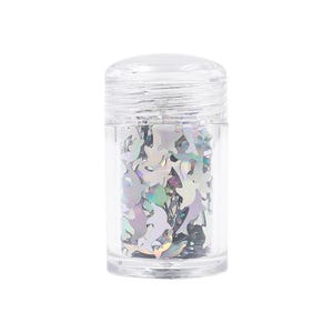 Delfin Holographisch Konfetti Glitzer | Harz Handwerk Versorgung | Resin Miniaturen | Epoxidharz | Harz Polymer | UV-Harz | Konfetti Glitzer Mix