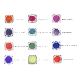 Color Changing Thermal Pigment Powder 1g | Resin Craft Supply | Thermal Pigment Powder | Color-Changing Pigment | Extremely Fine Powder
