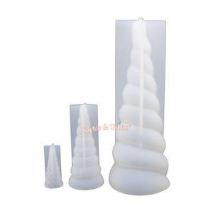 3D Unicorn Horn Silicone Mold | Transparent Silicone Mold | Unicorn Horn Mold Kit | 3D Silicone Mold |Resin Craft Supply |Polymer Clay Craft