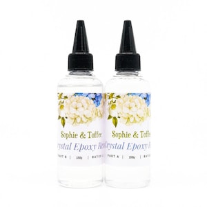 Clear AB Epoxy Resin Hard (Ratio - 1:1) - 200g | Epoxy Resin Kit Crystal Clear Color (Hard) | AB Epoxy Resin Cabochon | Resin Cabochon DIY