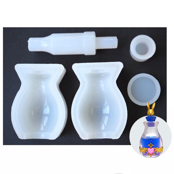 Lurrose Mini stampo in silicone per bottiglia di vino - Stampo in