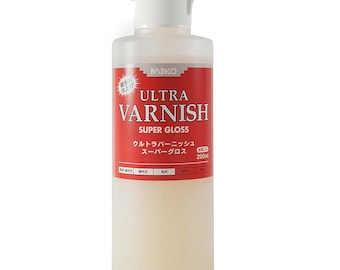 Ultra Varnish Super Gloss (na bazie wody) | Materiały do rzemiosła żywicy | Lakier żywiczny | Materiały do produkcji żywicy wodoodpornej | Lakier zewnętrzny z żywicy