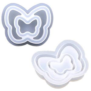 Butterfly Shaker Silicone Mold with Films (2 sets) | Semi - Transparent Silicone Mold | Butterfly Shaker Mold | Shaker Films Silicone Mold
