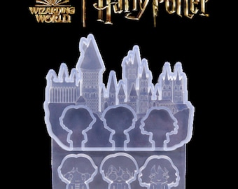 Harry Potter Hogwarts Castle Key  Holders Mold | Food Grade Silicone Molds | Resin Craft Molds | Halloween Molds | Game Mold