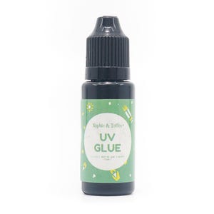 UV-lijm (droogt transparant op) - 10 ml | Voorraad kunsthars | Harsheldere oplossing | Harsvorm | Epoxyhars | Gekleurde UV-hars | UV-lijm | Eenvoudig in gebruik