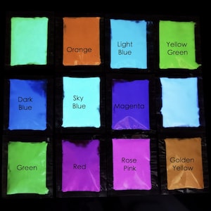 Glow in the Dark Powder 5 grams | Resin Craft Supply | Glow in the Dark | Dard Powder | Glow Powder | Arts & Craft Glow in the Dark Powder