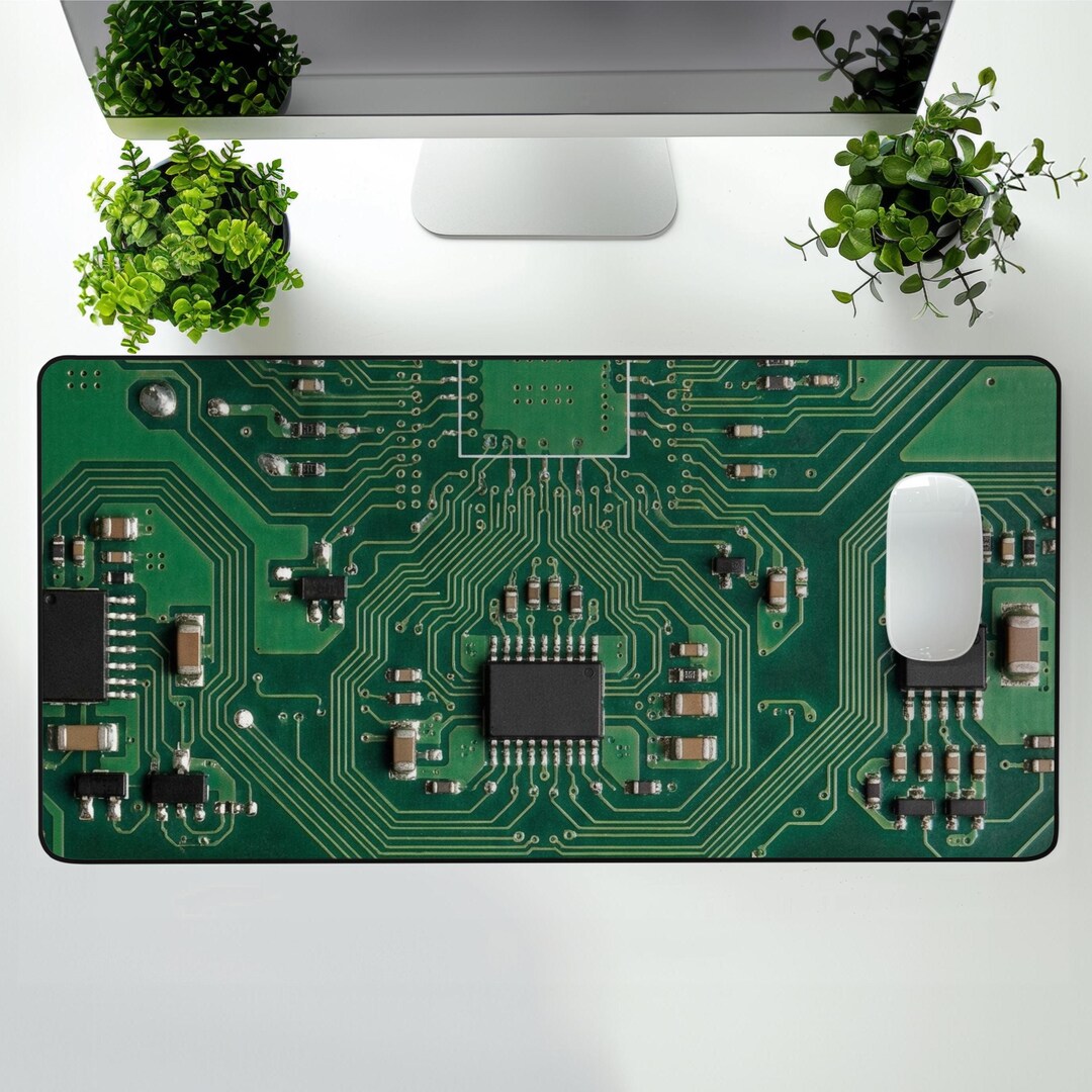Circuit Board Desk Mat: Mouse Pad for Tech Engineers & Programmers - Etsy