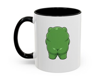 Taza con forma de rana y corazón: regalo de San Valentín