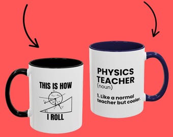 Tazza divertente per insegnante di fisica: regalo per educatori STEM