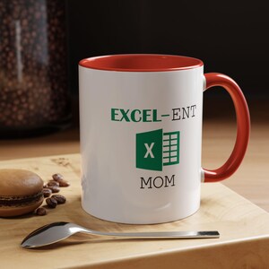 Kubek na kawę dla mamy Excel-ent: zabawny prezent dla księgowego