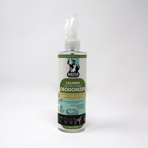 Pet Deodorizer Spray – Calming Refreshing Scent for Dogs Cats Horses – Natural Odor Neutralizer – Aromatherapy Mist – Fresh Grooming Spray