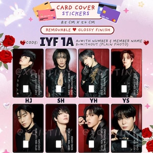 ATEEZ Card Cover Stickers | Fanmade | GHP3 Lemon Drop in