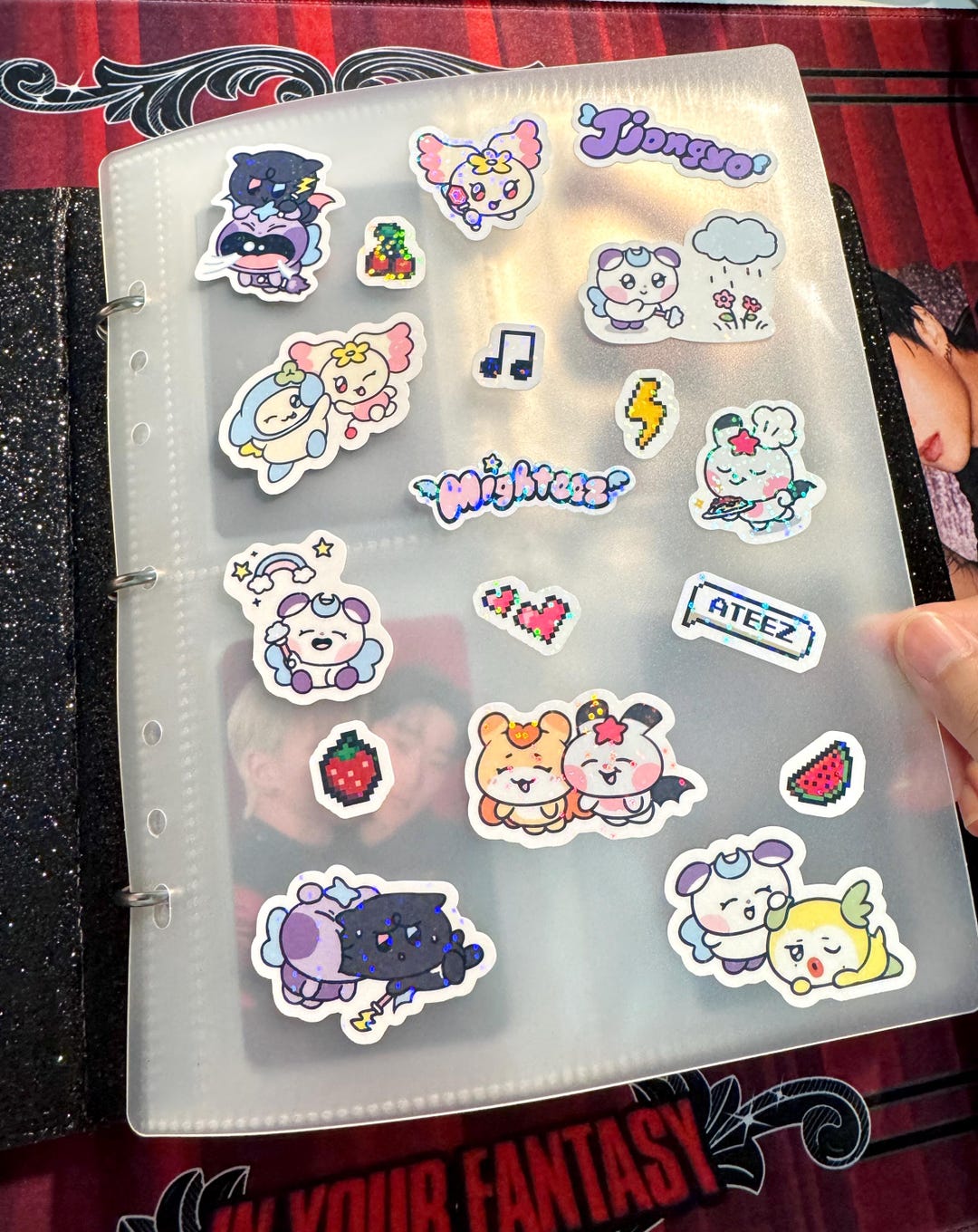 ATEEZ Mighteez Sticker Flakes | Fanmade Die-cut | Hongyo Ddeongyo Tyuyo ...