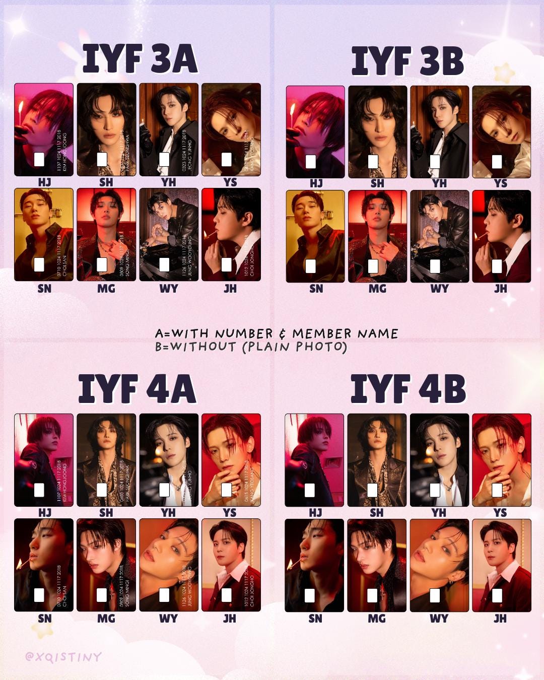 ATEEZ ソンファ IN YOUR FANTASY ポラロイド ステッカー ATEEZ ソンファ IN YOUR FANTASY ポラロイド ステッカー ATEEZ