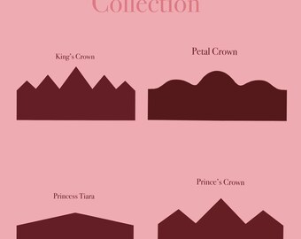 Heirloom Felt Birthday Crown Collection of Four Classic Patterns