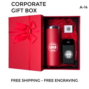 Custom Logo Corporate Gift Box: Employee Welcome Swag