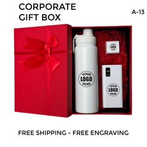 Personalized Company Bulk Order Gift Box, Corporate Event Welcome Gift Boxes with Logo, Luxury and Affordable Corporate Gifts, Gift Box