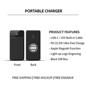 Cargador personalizado de regalo de empresa, Powerbank de regalo personalizado, cargador de iPhone, cargador portátil para pedidos al por mayor de empresa, cargador con logotipo corporativo