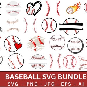 Baseball Bundle Files Svg,Men Baseball Cut Files for Cricut,Baseball Heart Svg, Baseball Team Shirts,Baseball Silhouette,Instant Download.