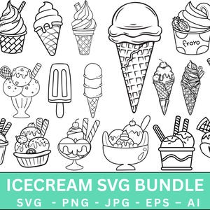 Eis SVG, Eistüte geschnitten Datei, Eis Umriss, süße Eistüte geschnitten Datei, Eis Clipart, Sommer Clipart PNG, Eis Silhouette