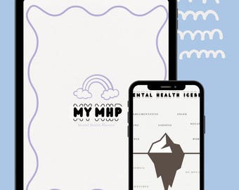 Mental Health Planner | editable | digital download