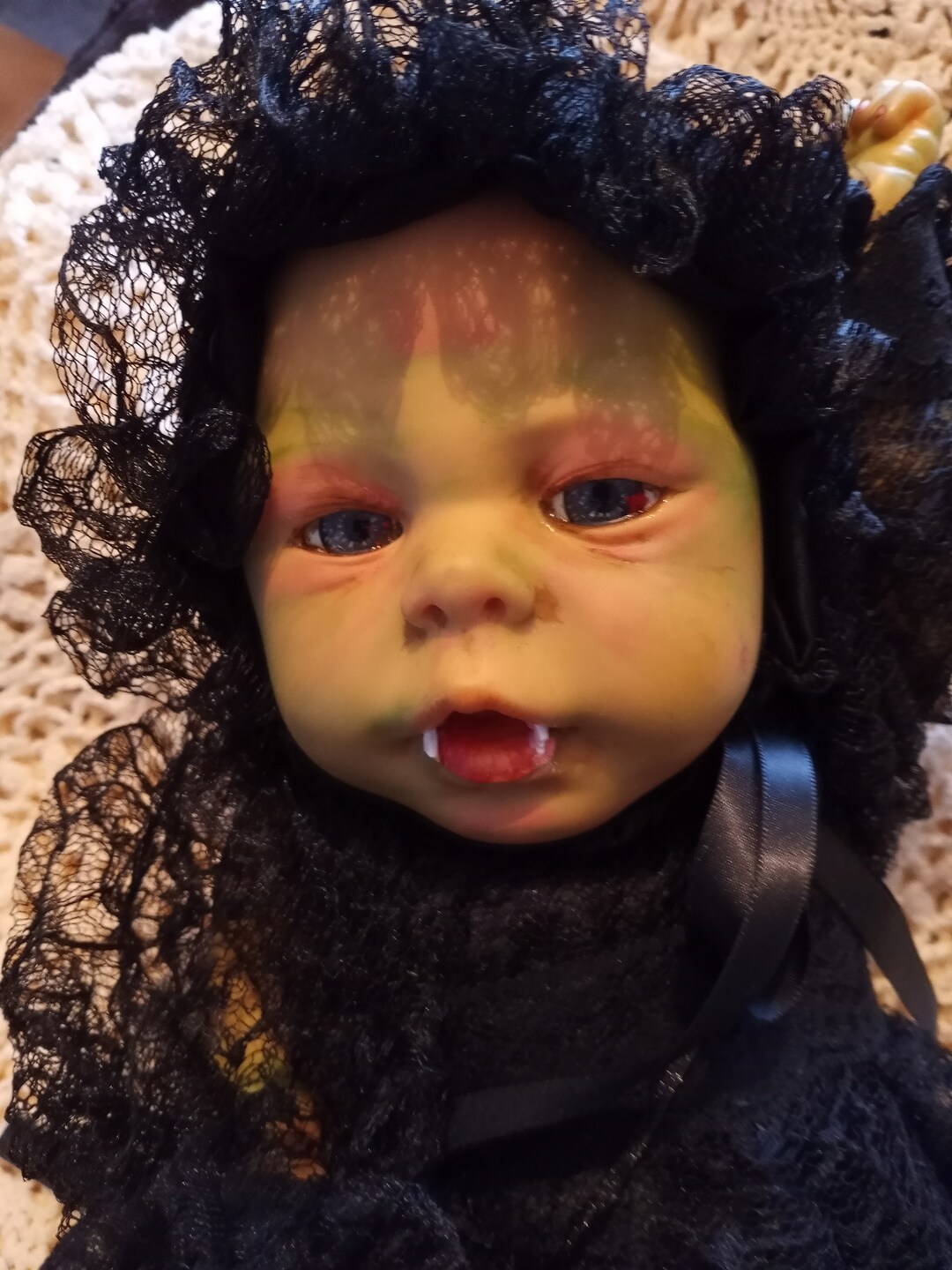 VAMPIRE BABY Goth Infant Ghoul Victorian Baby Black Lace Etsy