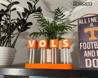 Tennessee Volunteers &quot;VOLS&quot; Letters - Iconic Stadium Replica - ***100% Custom Designed In House***