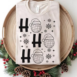 Disco Weihnachten SVG | Ho Ho Ho SVG | Festliche Feiertage Clipart für DIY-Projekte, T-Shirts und mehr! Perfekt für Bastelspaß!