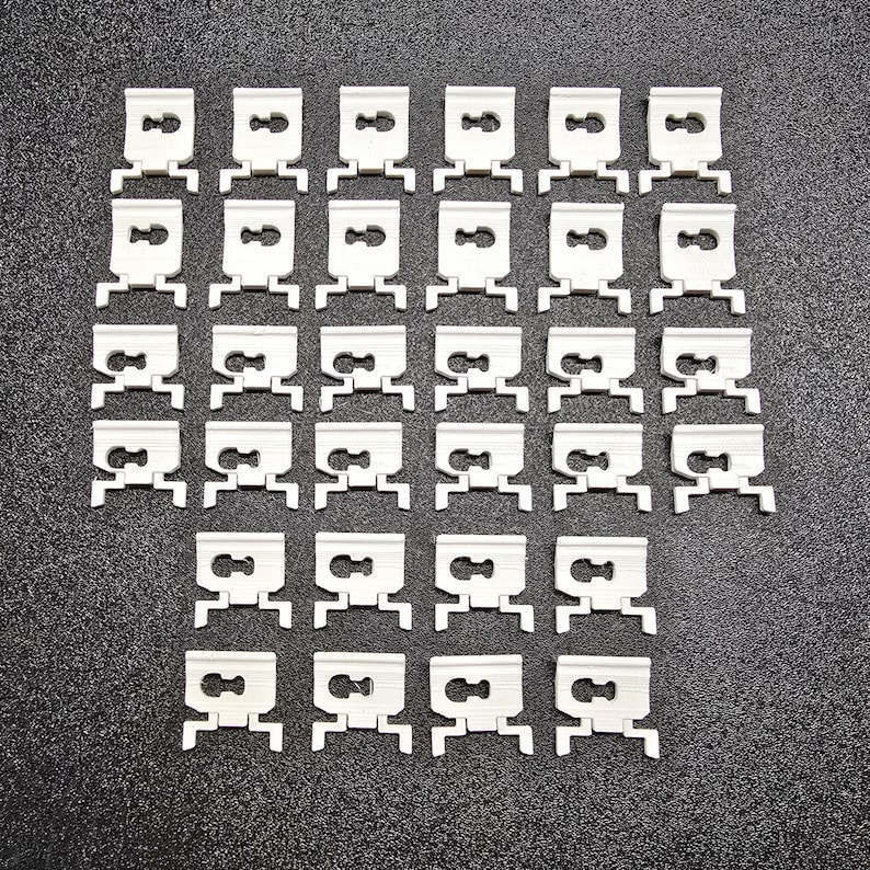 1975 - 1981 Camaro Rear Back Window Molding Clips, Plastic Version, 20 Pieces, On Sale! - Camaro Central