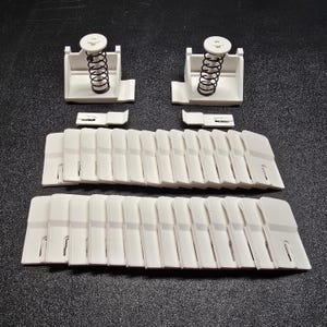 90-92 ブロアム クラッディングクリップ フルキット キャデラック ドアモールディング、フェンダー、ロッカー RWD 1990 1991 1992用